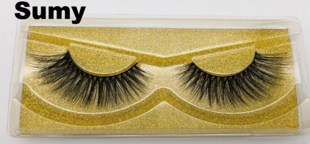 3D mink lashes hand made false eyelashes full strip (30 Styles) lashes