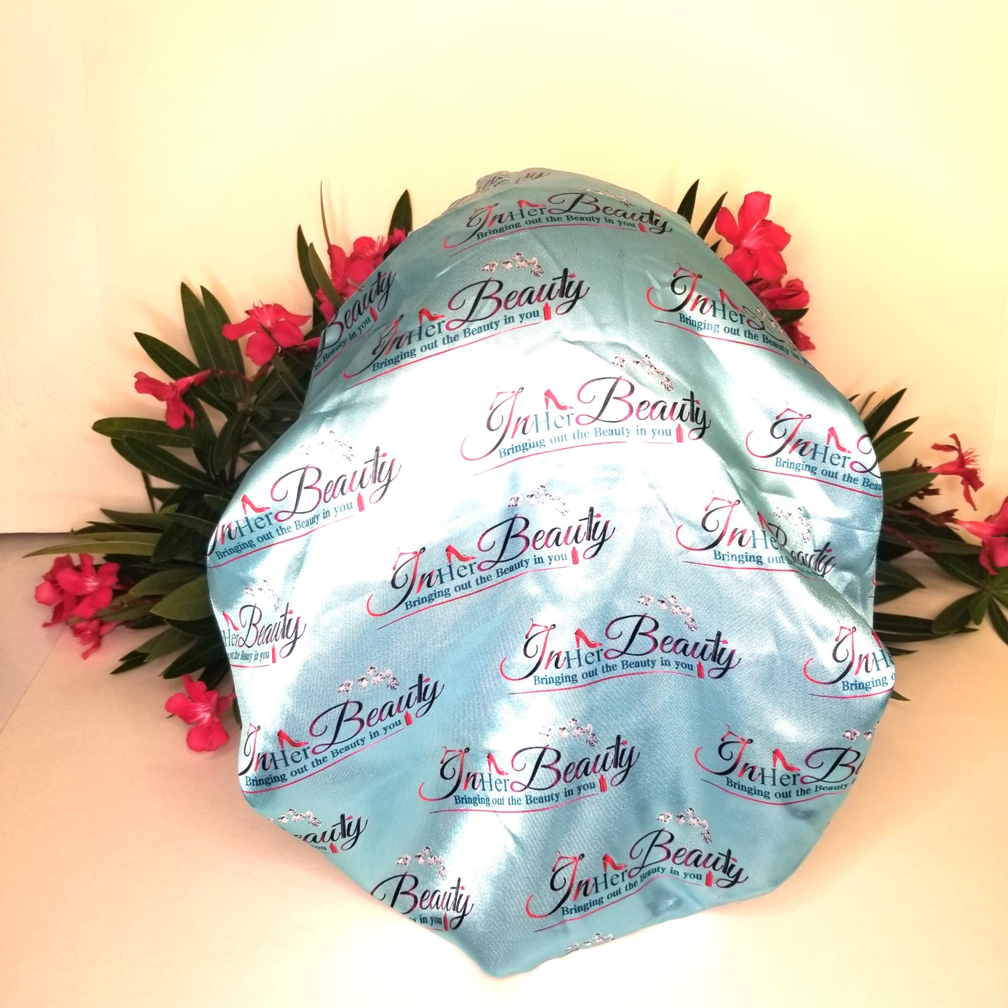 Adjustable/Reversible Large Satin Cap For Women Sleepwear. Customize Signature Bonnet (InHerBeauty)