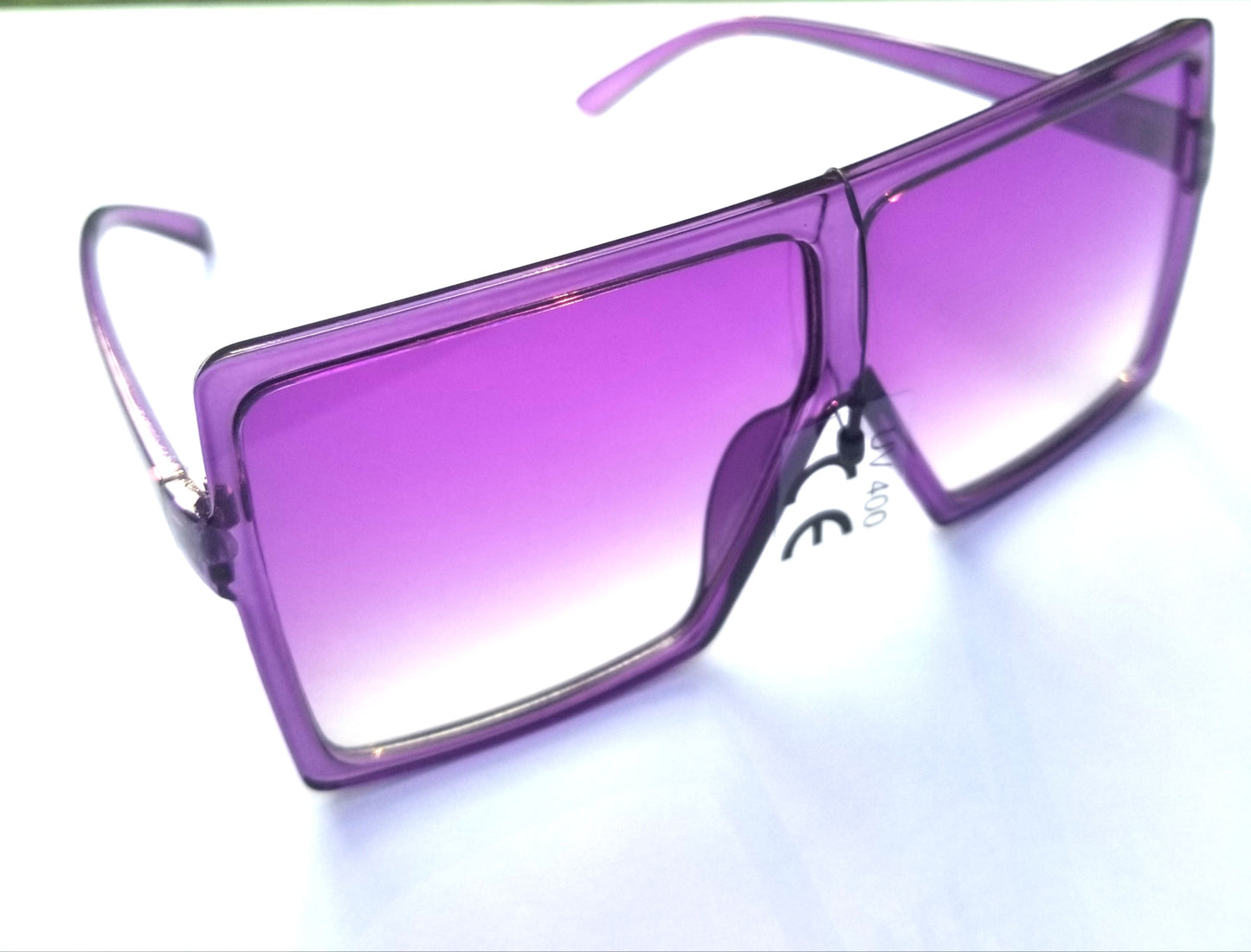 Color Tint Oversize Square Sunglasses