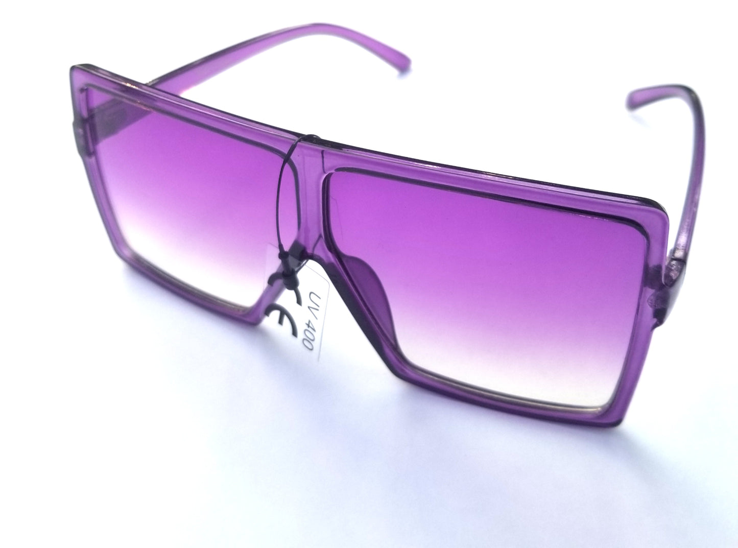 Color Tint Oversize Square Sunglasses